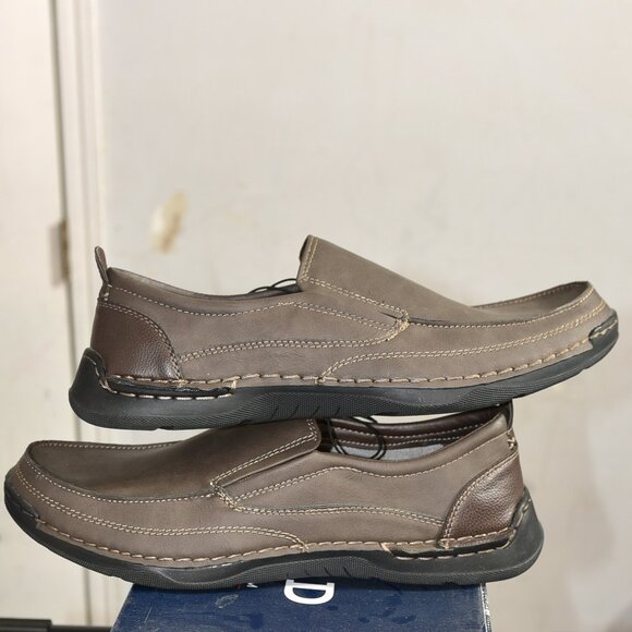 Izod‎ Men's Slip On Shoe Brown - Picture 4 of 6